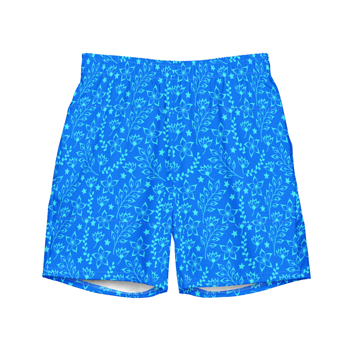 ECO MEN'S SWIM SHORTS | GARDEN PARTY BLUE HUES