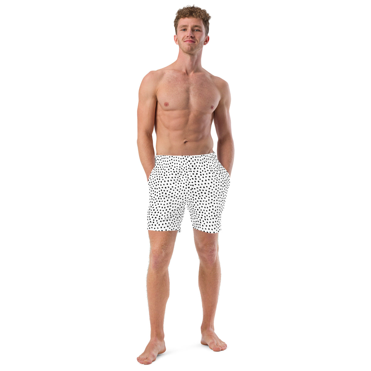 ECO MEN'S SWIM SHORTS | ECO BELO TOCHKI