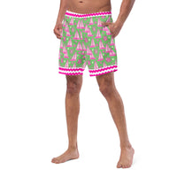 ECO MEN'S SWIM SHORTS - SAILBOAT TROPIX