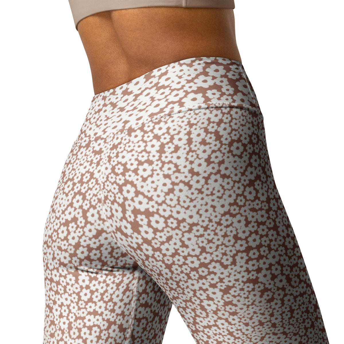 YOGI LEGGINGS - CHOC FLORALS