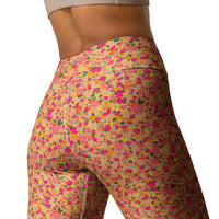 YOGI LEGGINGS - DITSY MANDARINS