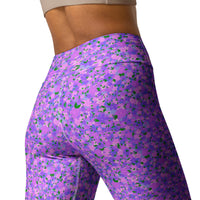 YOGI LEGGINGS - DITSY PURPLES