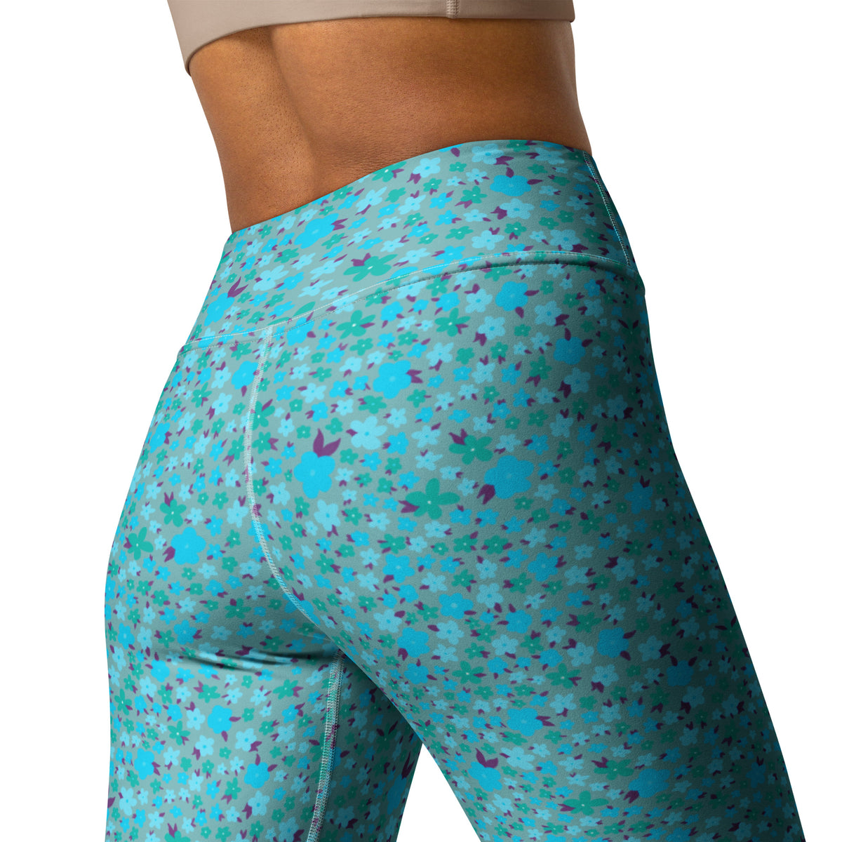 YOGI LEGGINGS - DITSY BLUES