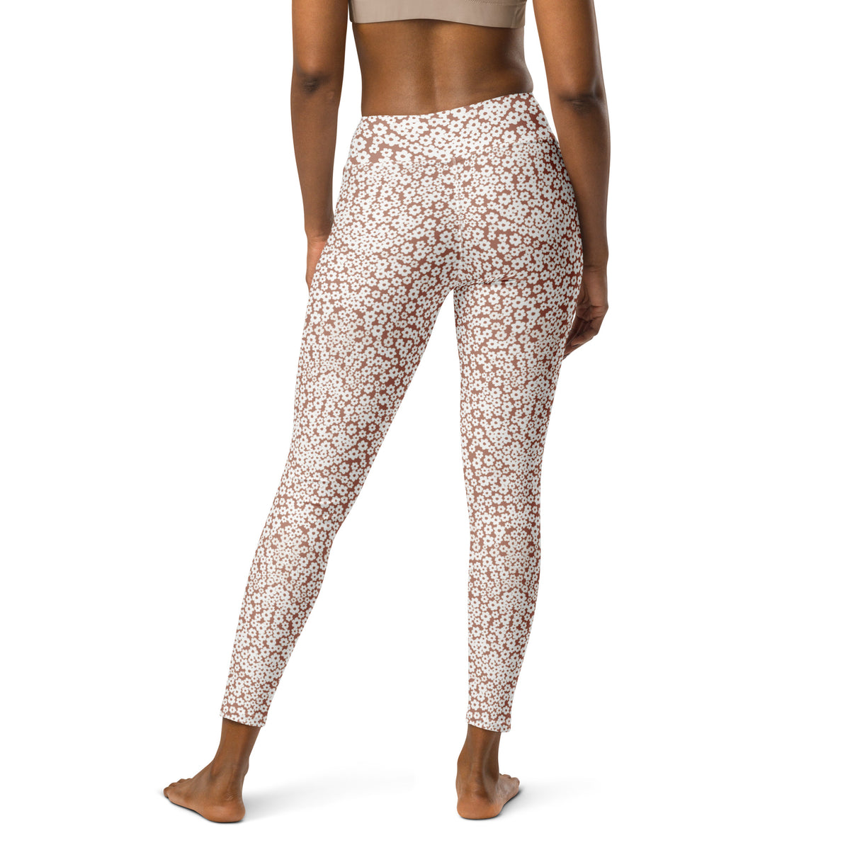 YOGI LEGGINGS - CHOC FLORALS