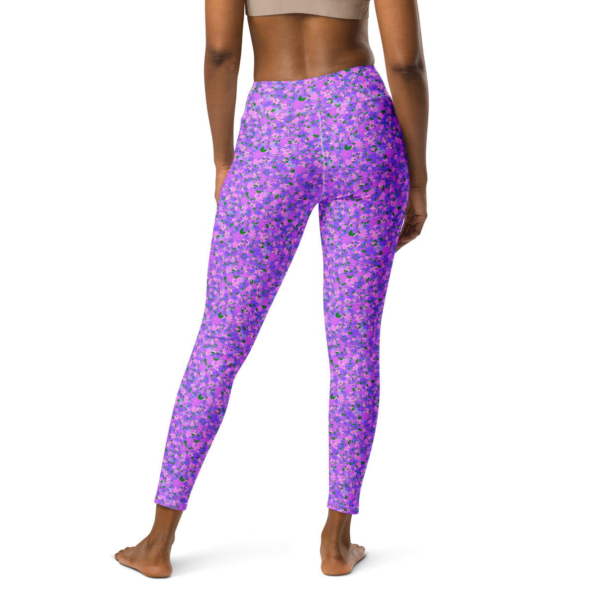 YOGI LEGGINGS - DITSY PURPLES