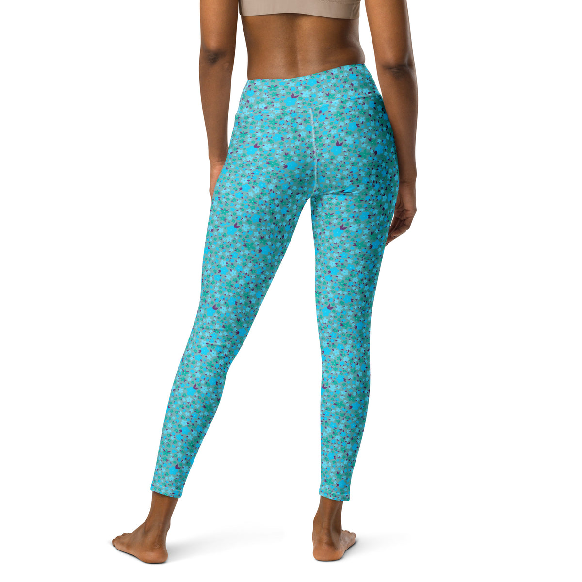 YOGI LEGGINGS - DITSY BLUES