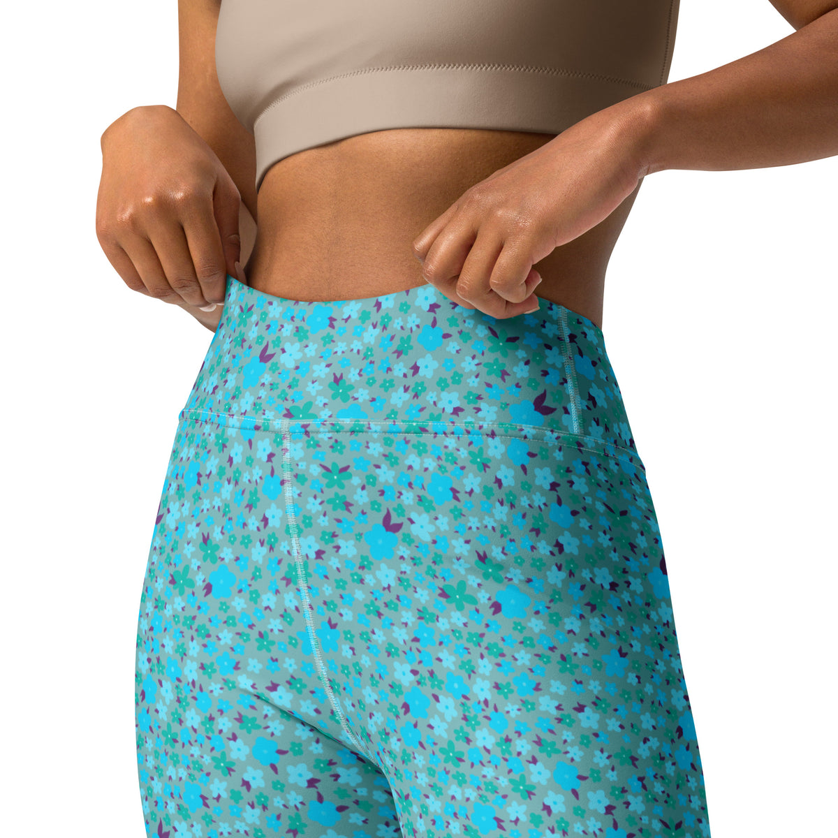 YOGI LEGGINGS - DITSY BLUES