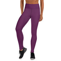 YOGI LEGGINGS - TYRI PURPLE