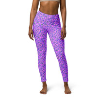 YOGI LEGGINGS - DITSY PURPLES