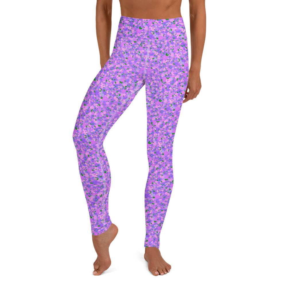 YOGI LEGGINGS - DITSY PURPLES