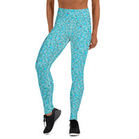 YOGI LEGGINGS - DITSY BLUES