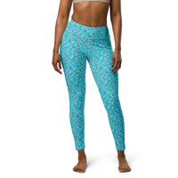 YOGI LEGGINGS - DITSY BLUES