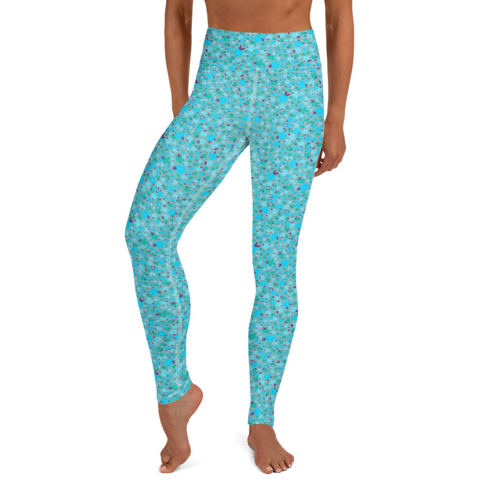 YOGI LEGGINGS - DITSY BLUES