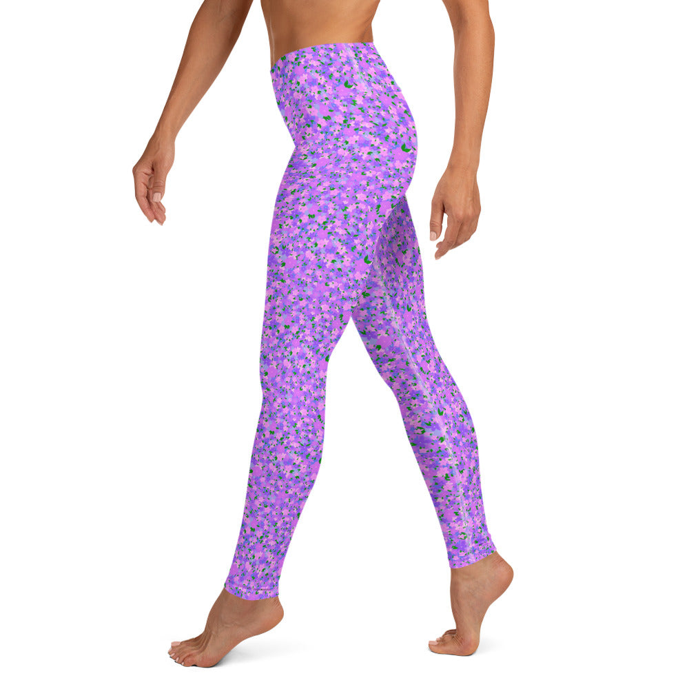 YOGI LEGGINGS - DITSY PURPLES