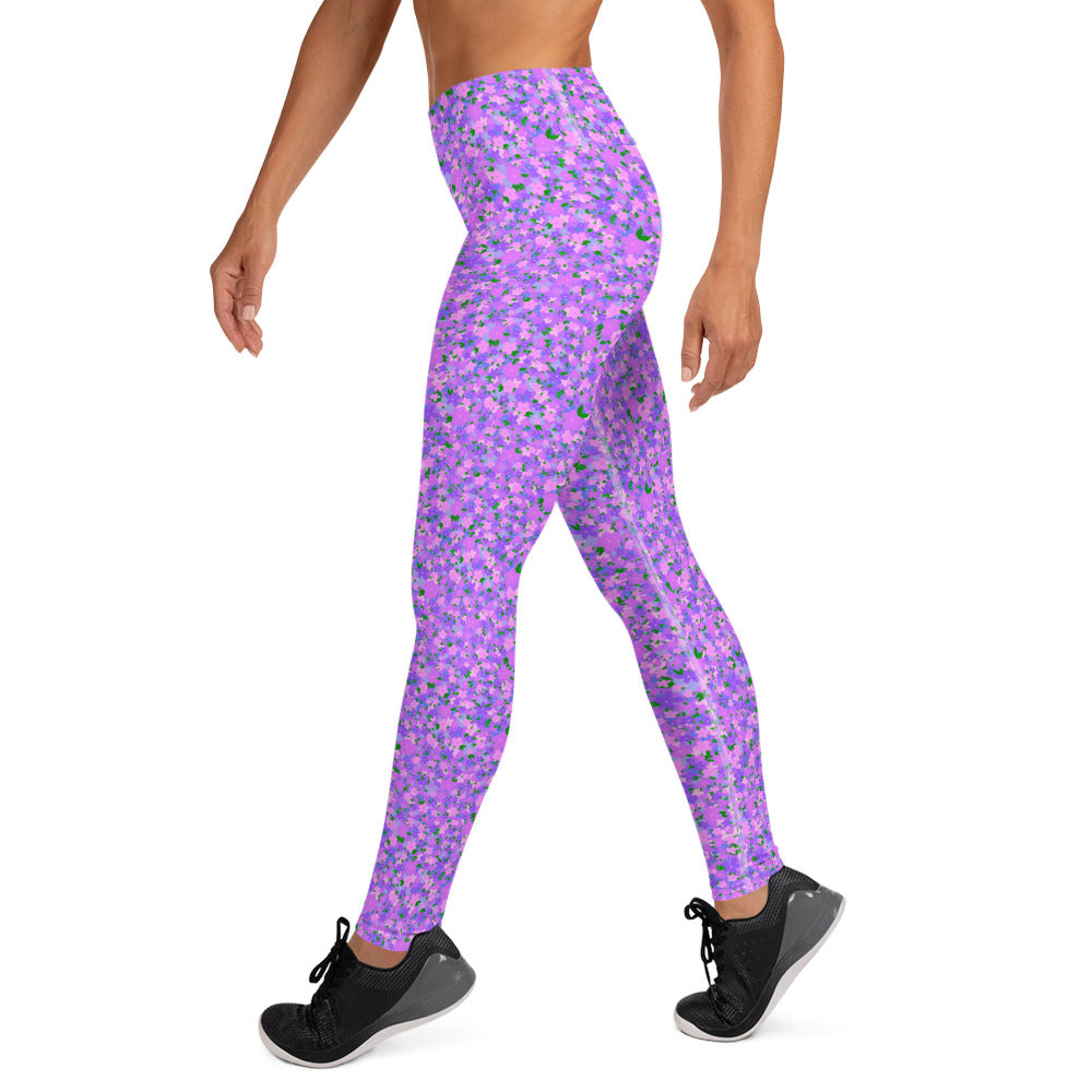 YOGI LEGGINGS - DITSY PURPLES