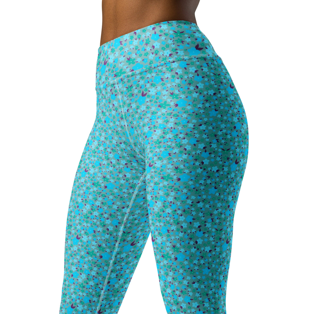 YOGI LEGGINGS - DITSY BLUES