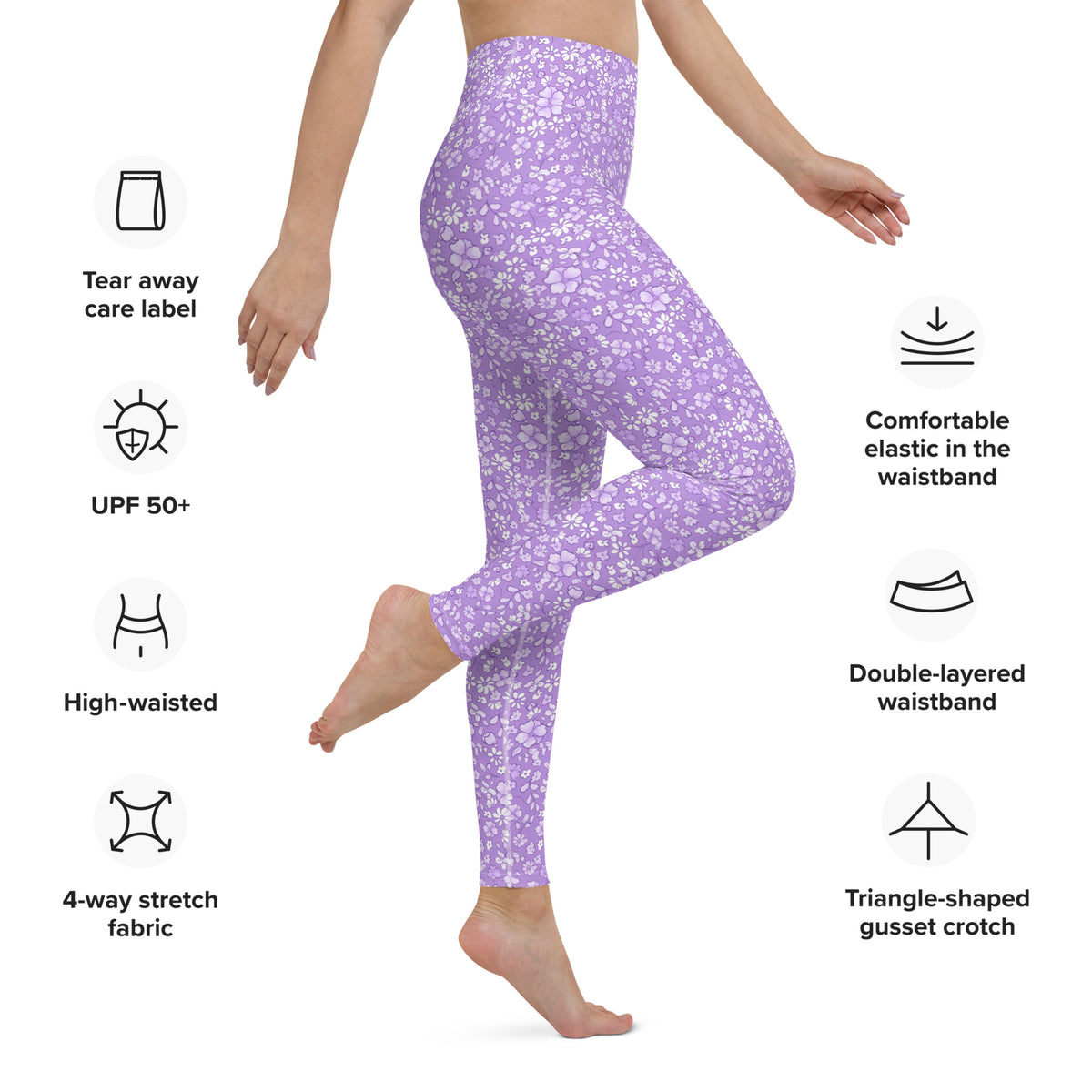 YOGI LEGGINGS - LILACA BLOOMS