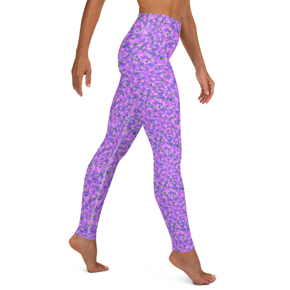 YOGI LEGGINGS - DITSY PURPLES