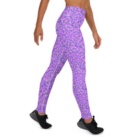 YOGI LEGGINGS - DITSY PURPLES