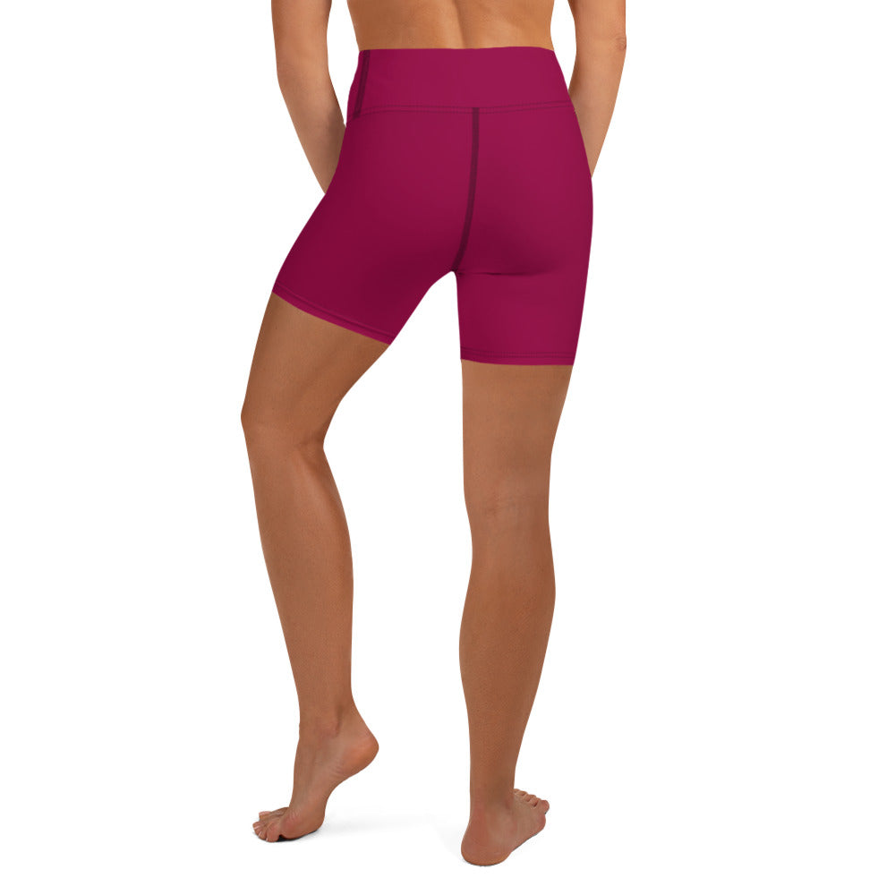 ECO BIKE SHORTS - WINE RED