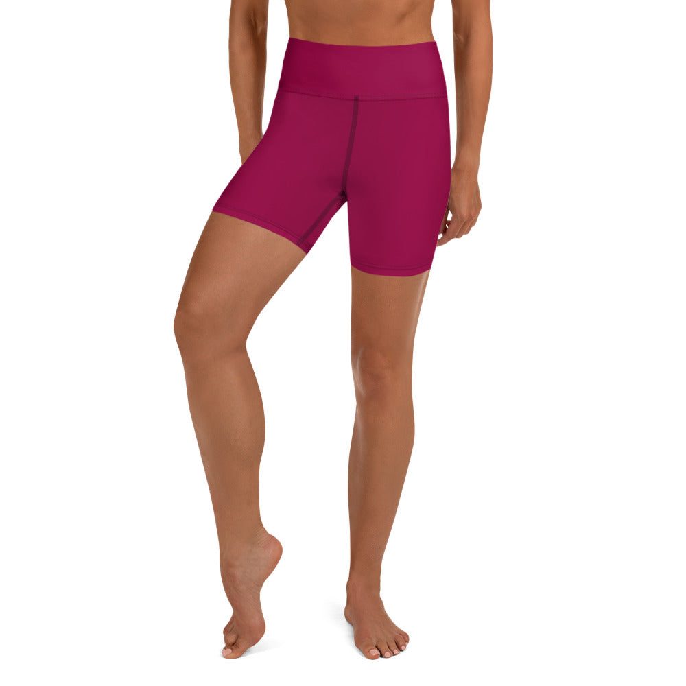 ECO BIKE SHORTS - WINE RED