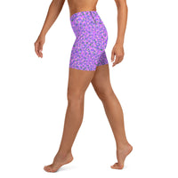 ECO BIKE SHORTS - DITSY PURPLES