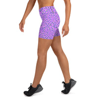 ECO BIKE SHORTS - DITSY PURPLES