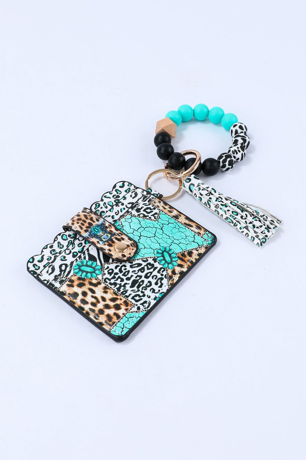 Green Fashion Card Bag Bracelet Key Ring