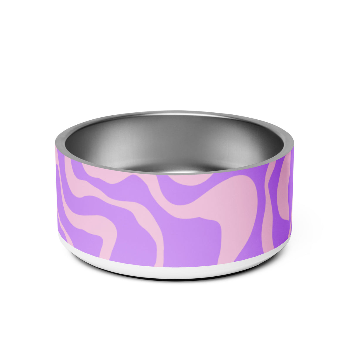 PET BOWL - PURPLE SWIRLS