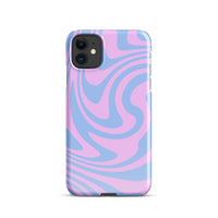 Snap case for iPhone® PINK SWIRL