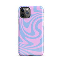 Snap case for iPhone® PINK SWIRL