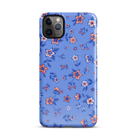Snap case for iPhone® SAPPHIRE FLORALS
