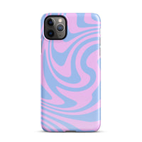 Snap case for iPhone® PINK SWIRL