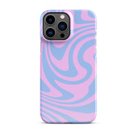 Snap case for iPhone® PINK SWIRL