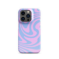 Snap case for iPhone® PINK SWIRL