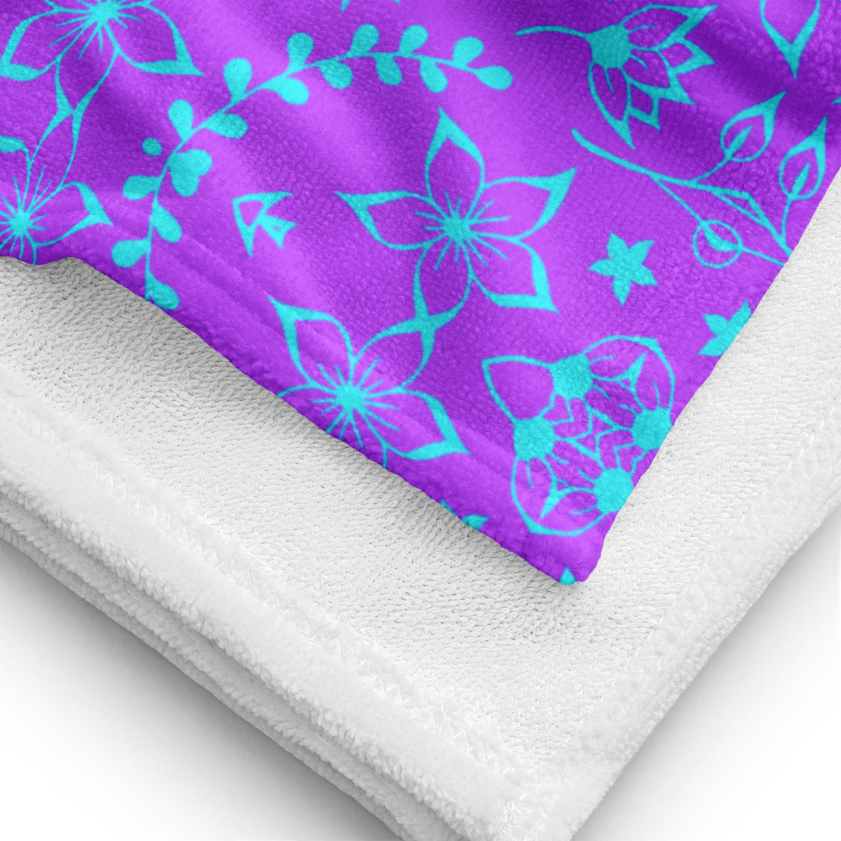 BEACH TOWEL - GARDEN PARTY PURPLE