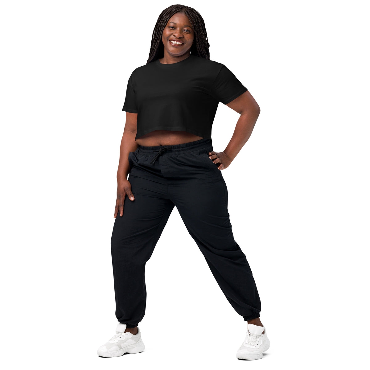 LADA CROP TOP - BLACK