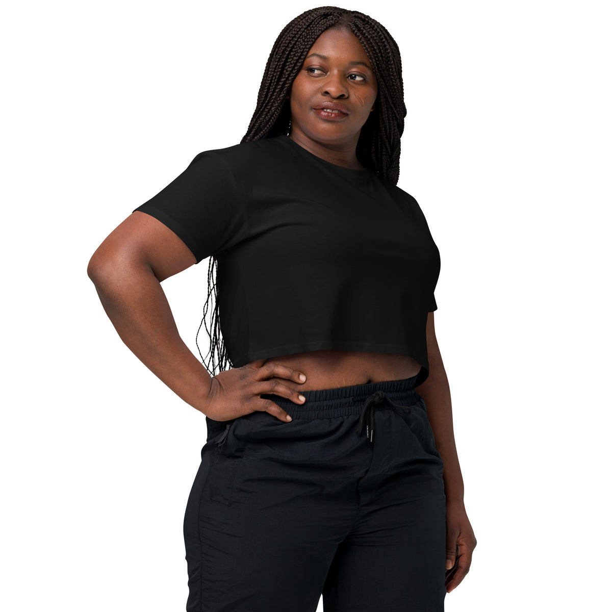 LADA CROP TOP - BLACK