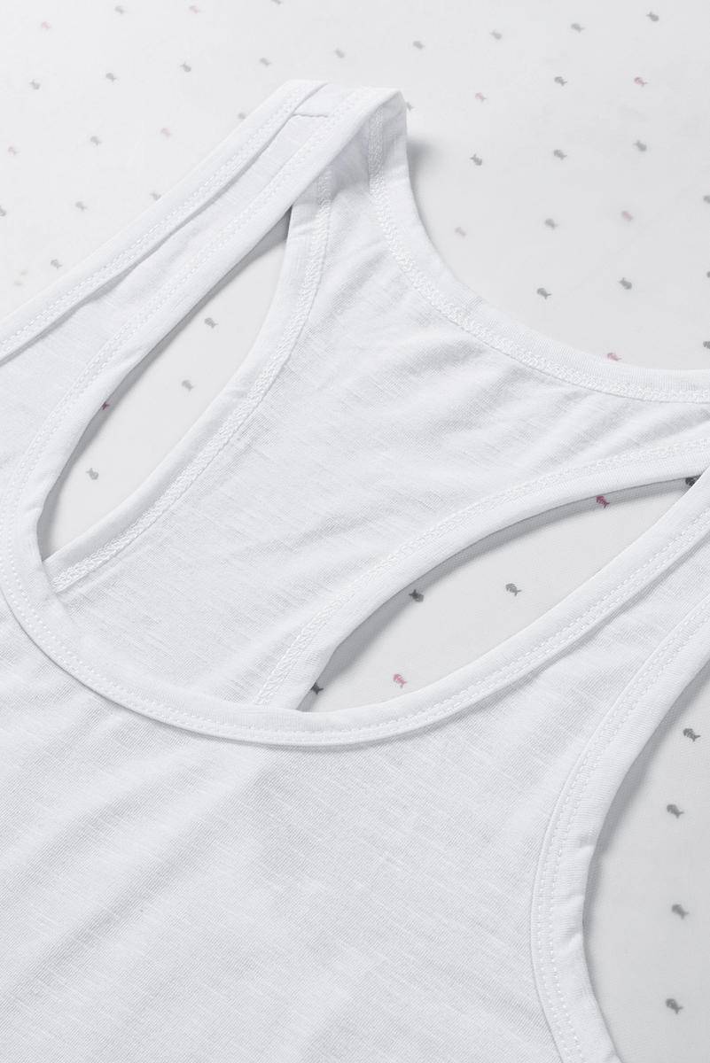 Solid U Neck Racerback Tank