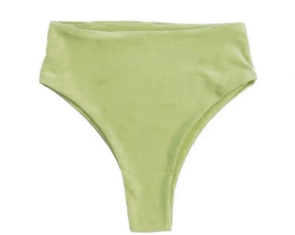 BAUDOUIN BIKINI BOTTOMS IN AVOCADO GREEN - PINKCOLADA