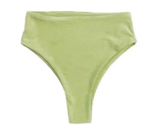 BAUDOUIN BIKINI BOTTOMS IN AVOCADO GREEN - PINKCOLADA