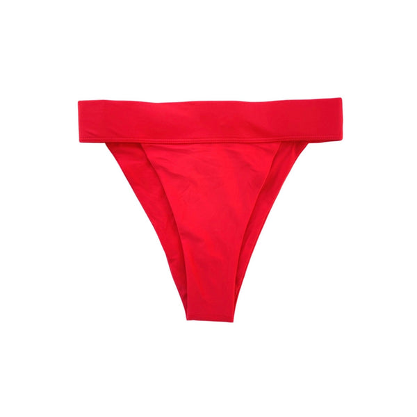 ANNA BIKINI BOTTOMS - CORAL RED - PINKCOLADA