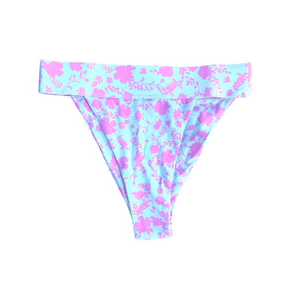 ANNA BIKINI BOTTOMS - OHRID BLOOM - PINKCOLADA