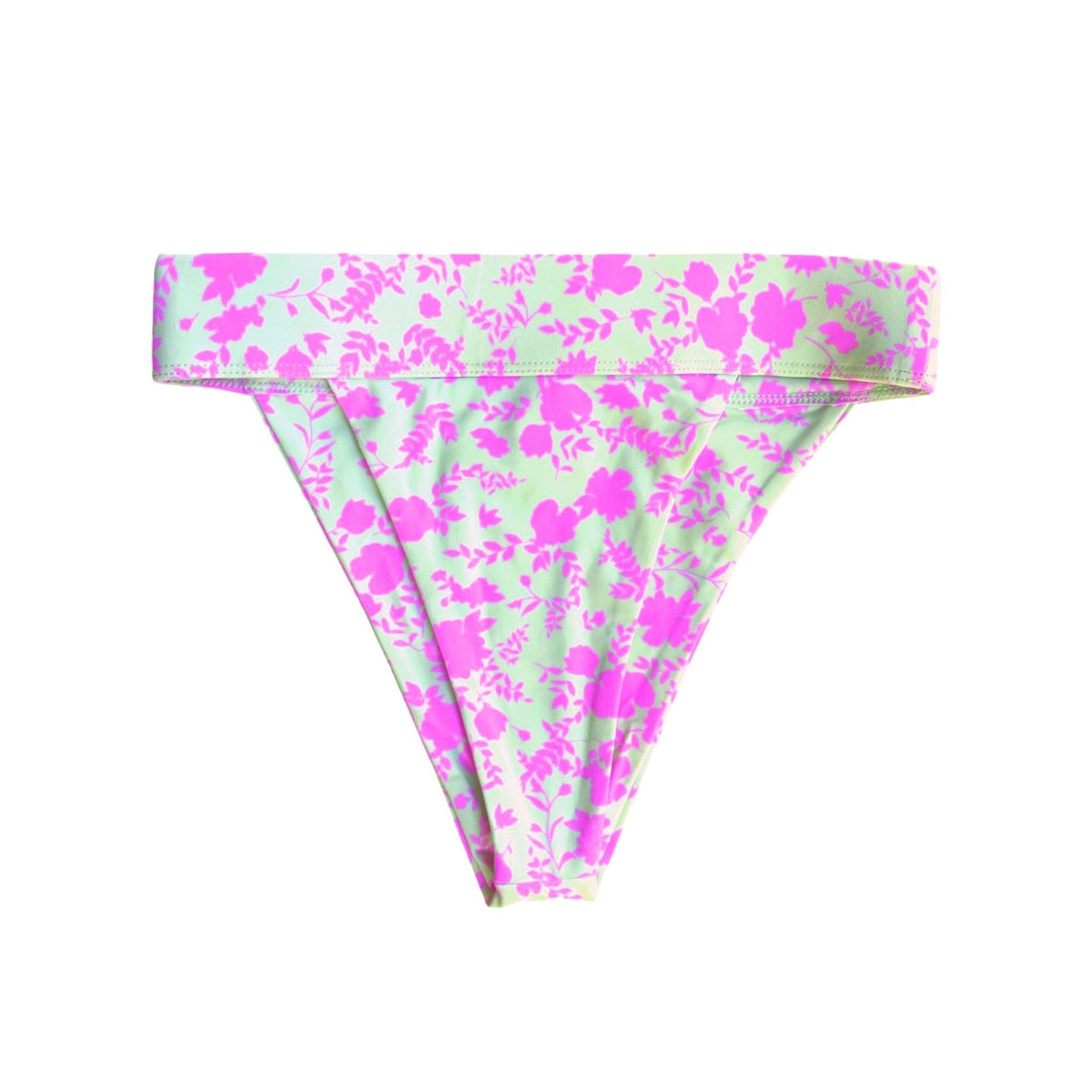 ANNA BIKINI BOTTOMS - PEPPERMINT BLOOM - PINKCOLADA