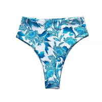 BAUDOUIN BIKINI BOTTOM IN BLUE BLOOM - PINKCOLADA