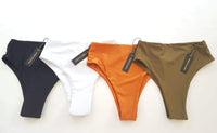 BAUDOUIN BIKINI BOTTOM IN BURNT ORANGE - PINKCOLADA