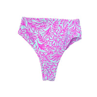 BAUDOUIN BIKINI BOTTOM - ORCHID PALMS - PINKCOLADA