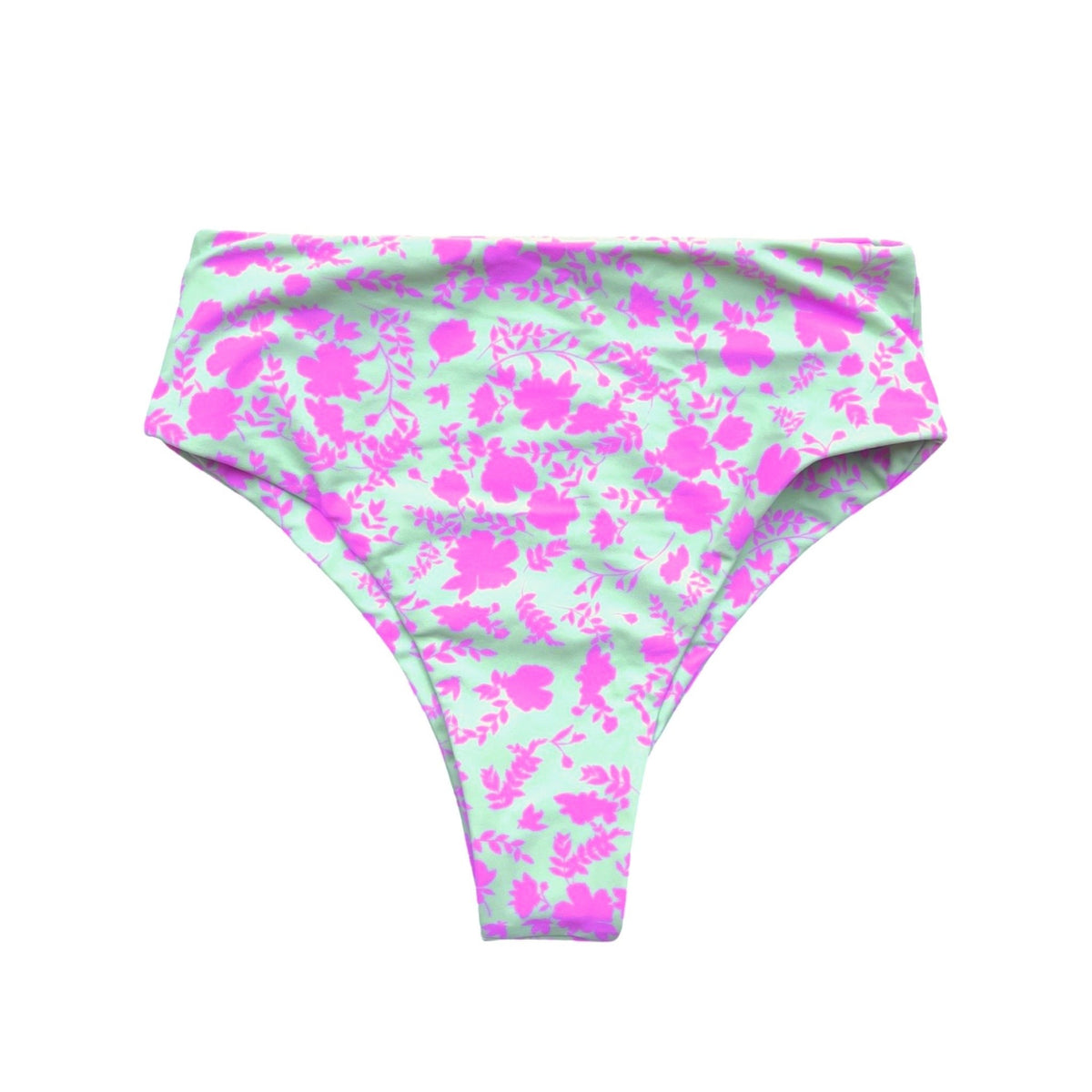 BAUDOUIN BIKINI BOTTOM - PEPPERMINT BLOOM - PINKCOLADA