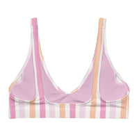 BELLA ECO PADDED BIKINI TOP | TROPIC NIGHTS - PINKCOLADA