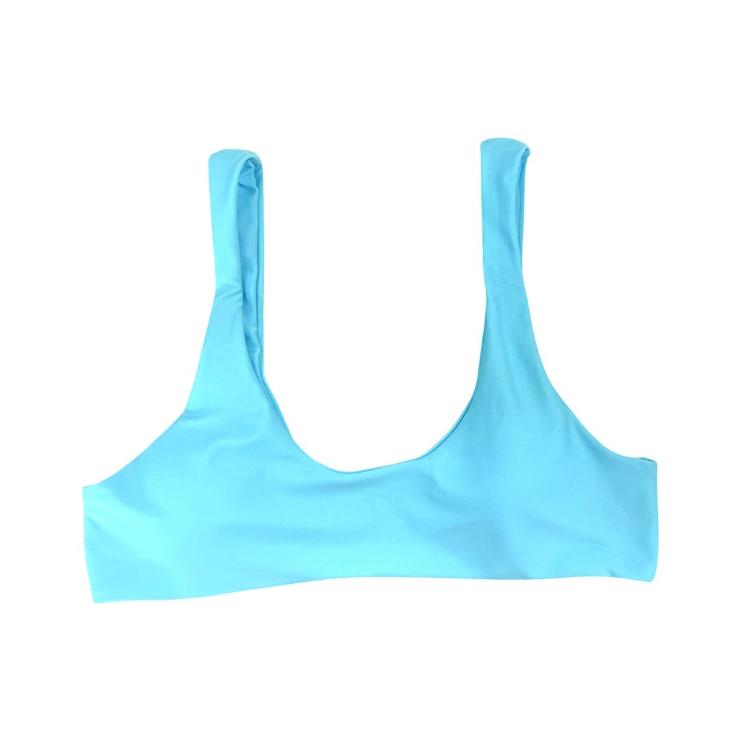 BORA BIKINI TOP IN SKY BLUE - PINKCOLADA